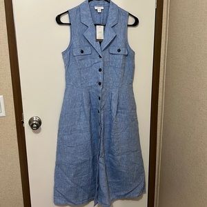 New with tags j. Jill retro style linen dress. 1950’s look xs extra small